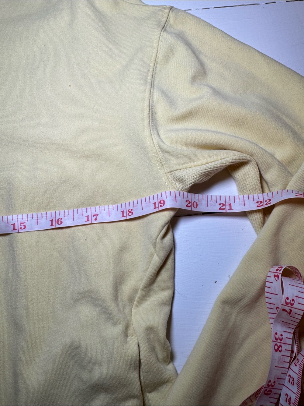 all in motion Light Yellow Crewneck Sweatshirt With Pockets - Picture 11 of 13